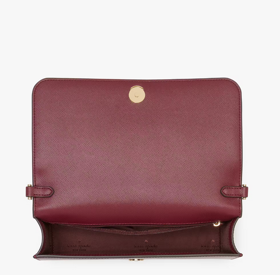 Kate Spade Madison Willow Medium Flap Convertible Crossbody In Blackberry Preserves (Pre-Order)