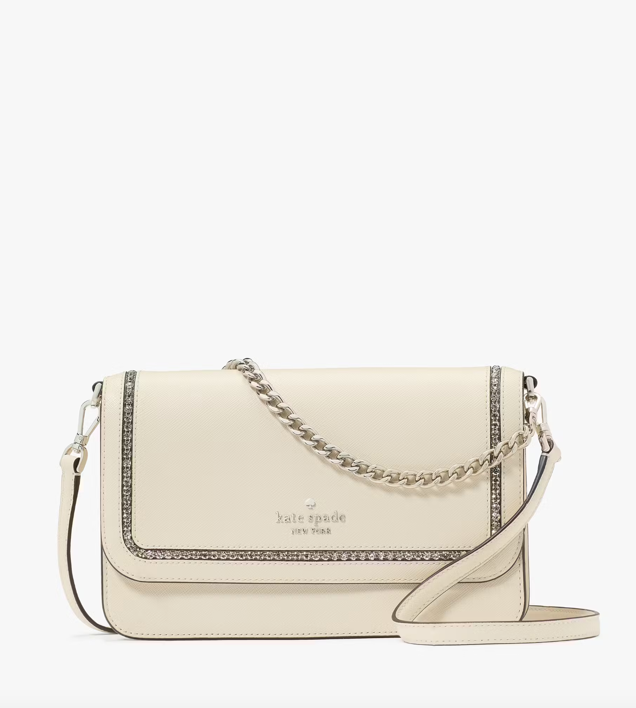 Kate Spade Madison Willow Medium Flap Convertible Crossbody In Meringue Multi (Pre-Order)