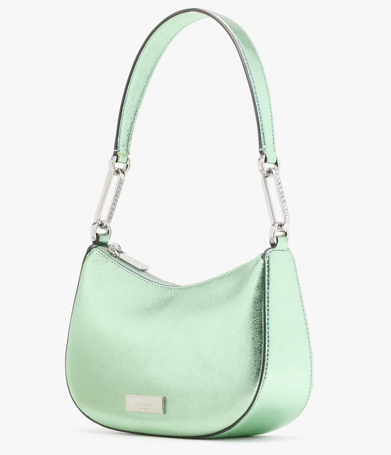 Kate Spade Nina Satin Shoulder Bag In Seawater (Pre-Order)