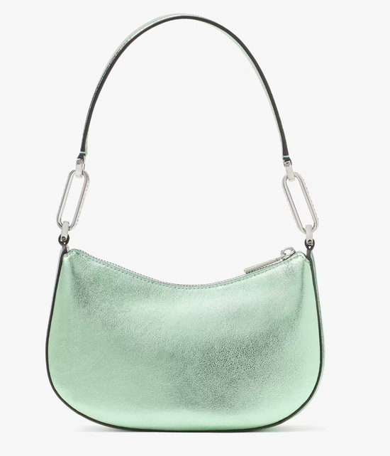 Kate Spade Nina Satin Shoulder Bag In Seawater (Pre-Order)