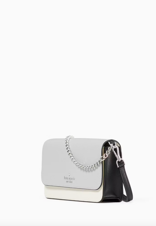 Kate Spade Madison Willow Mini Flap Crossbody In Platinum Grey Multi (Pre-Order)