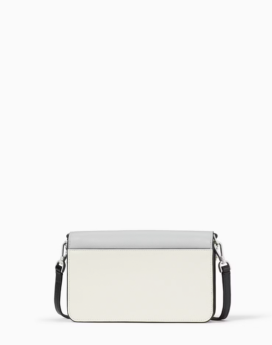 Kate Spade Madison Willow Mini Flap Crossbody In Platinum Grey Multi (Pre-Order)