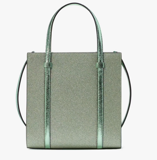 Kate Spade Kenzie Glitter Small Tote In Seawater (Pre-Order)