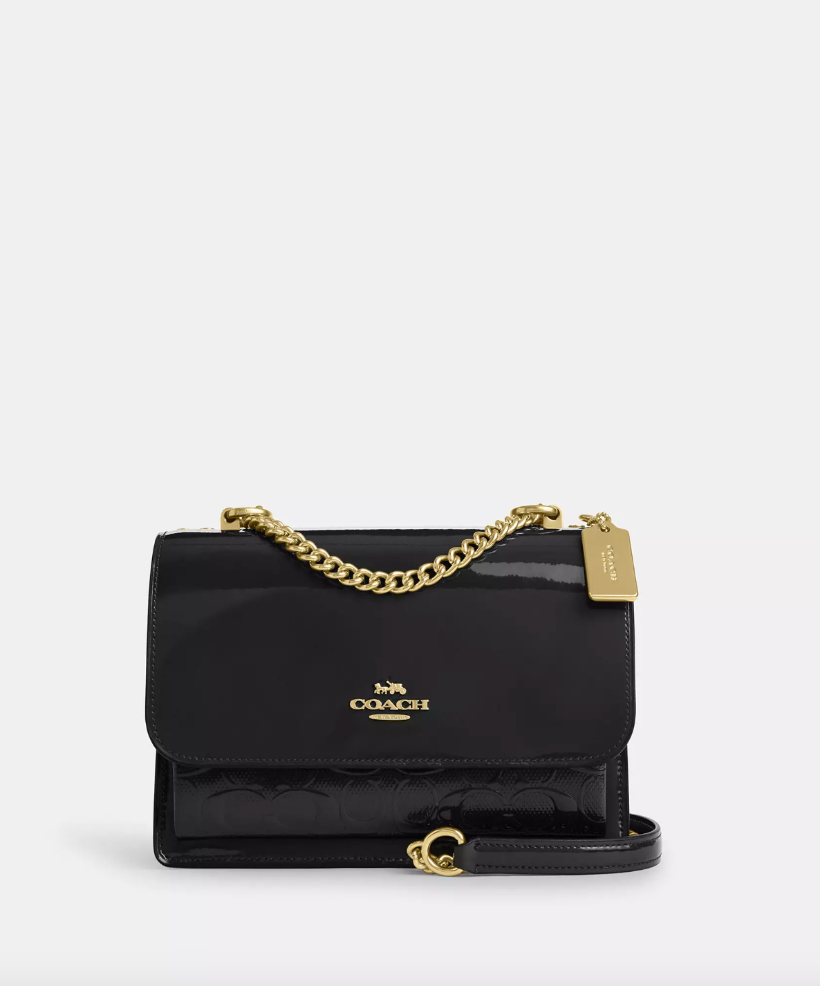 Coach Klare Crossbody Bag In Signature Novelty Leather Black (Pre-Order)