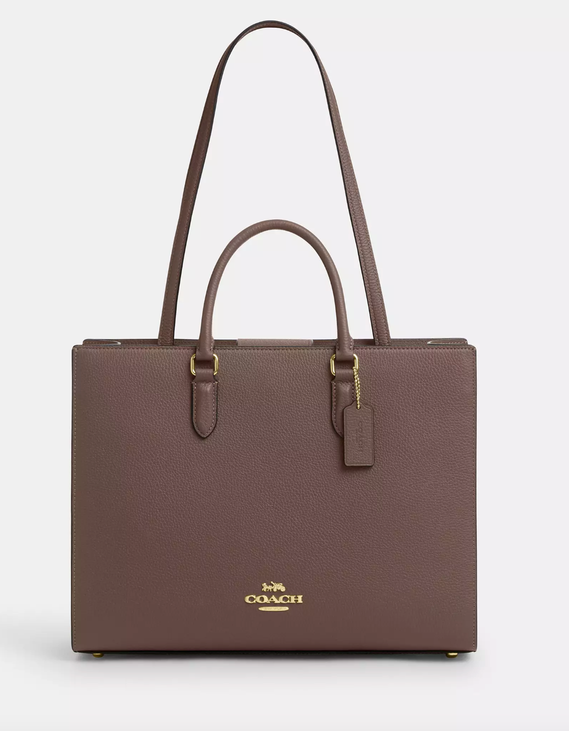 Coach Crossgrain Coach Coated Canvas Signature Folio Tote Coach