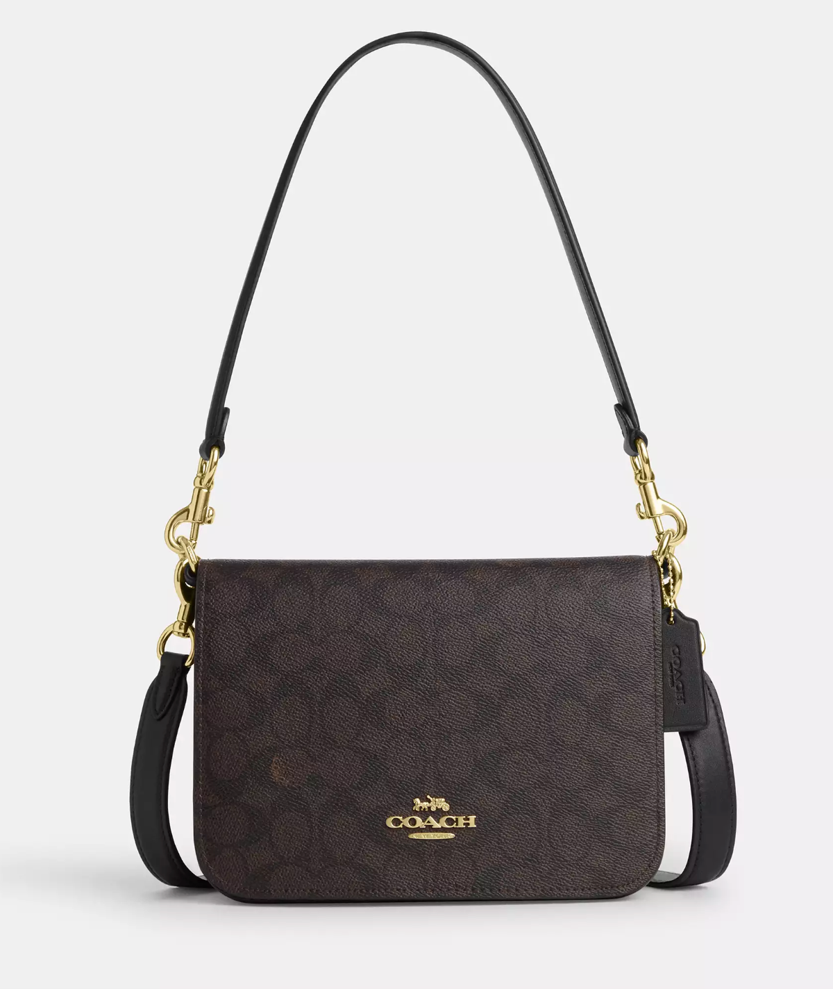 Coach Quinn Bag In Signature Walnut Black (Pre-Order)