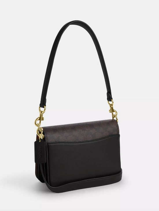 Coach Quinn Bag In Signature Walnut Black (Pre-Order)