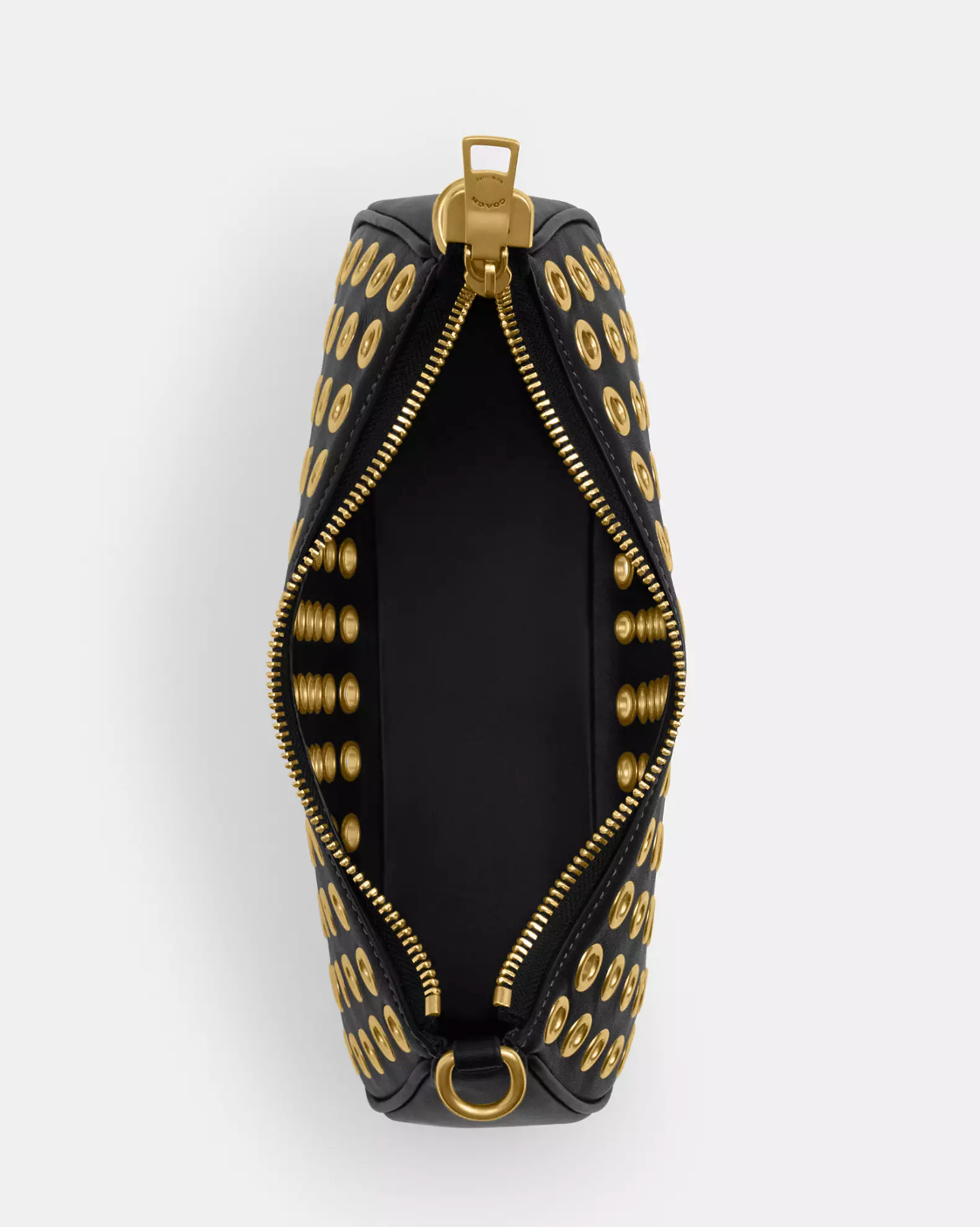 Coach Teri Shoulder Bag With Grommets In Brass Black (Pre-Order)