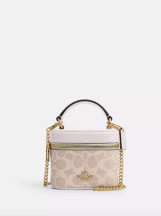 Coach Ava Crossbody Bag In Signature Gold Sand Chalk (Pre-Order)