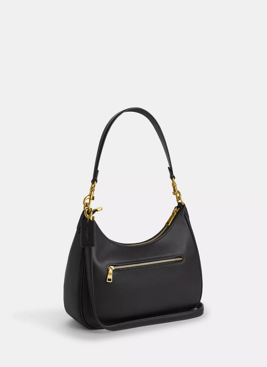 Coach Teri Hobo Bag With Grommets In Black (Pre-Order)