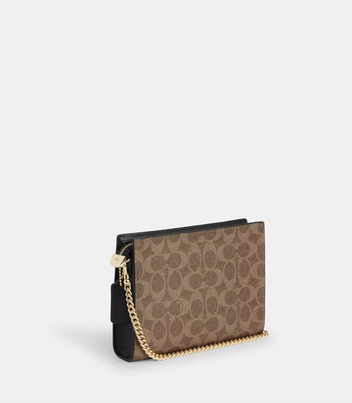 Coach Slim Crossbody In Signature Gold Tan Black (Pre-Order)