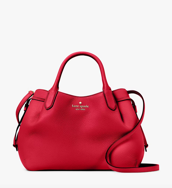 Kate Spade Dumpling Large Satchel In Perfect Cherry (Pre-Order)