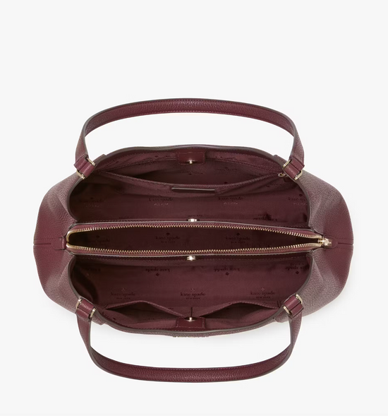 Kate Spade Lena Triple Compartment Shoulder In Cherrywood (Pre-Order)