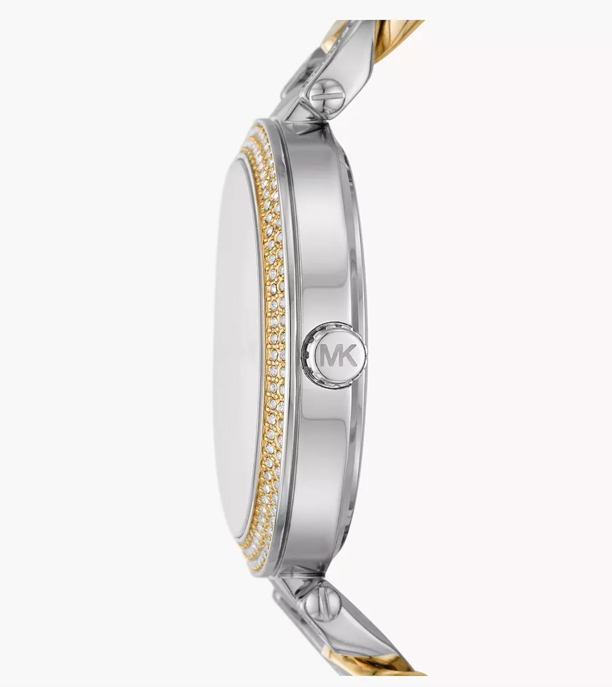 Michael Kors Women Catelyn Three-Hand Two-Tone Stainless Steel Chain Watch Mk4633 (Pre-Order)