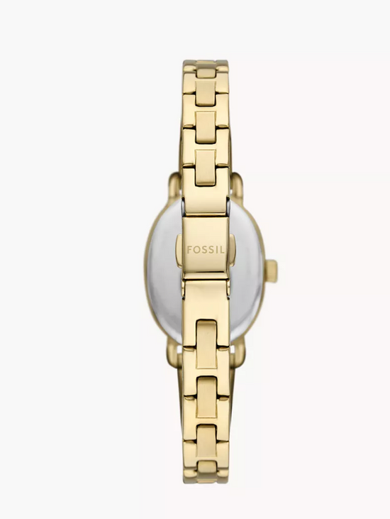 Fossil Women Penny Three-Hand Gold-Tone Stainless Steel Watch Bq3976 (Pre-Order)