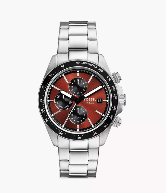 Fossil Men Autocross Multifunction Stainless Steel Watch BQ2895 (Pre-Order)