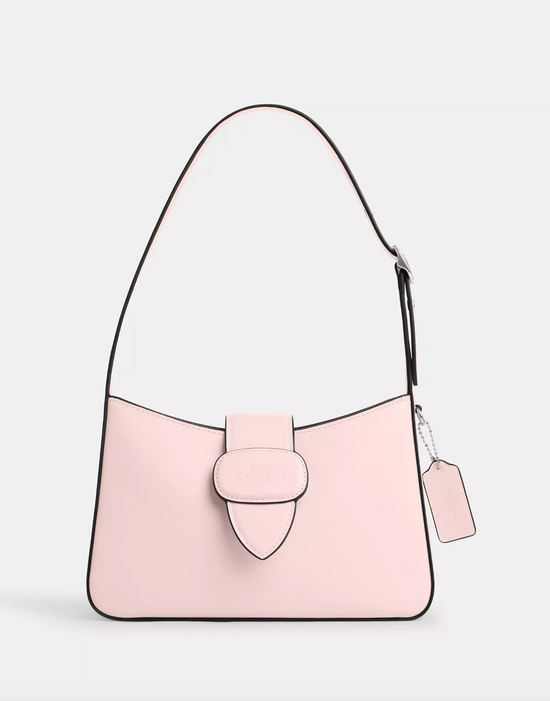 Coach Eliza Shoulder Bag With Zipper Closure In Silver Blush (Pre-Order)