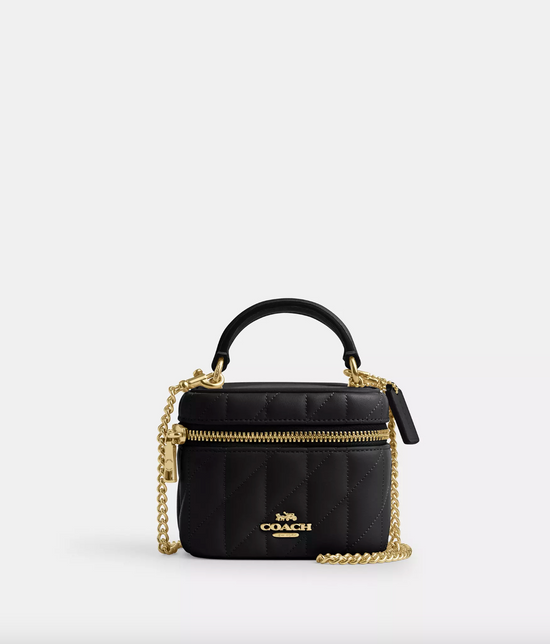 Coach Ava Crossbody Bag With Quilting In Black (Pre-Order)