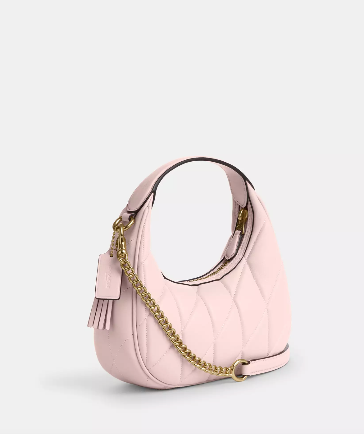 Coach Carmen Mini Crossbody Bag With Quilting In Gold Blush (Pre-Order)