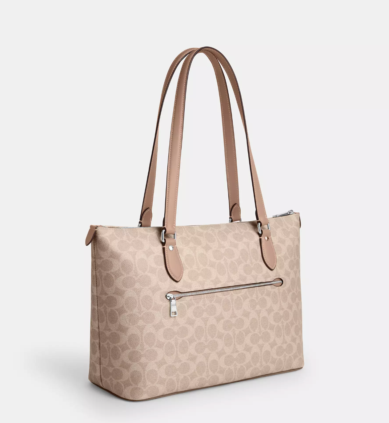 Coach Gallery Tote In Signature Gold Sand Taupe (Pre-Order)