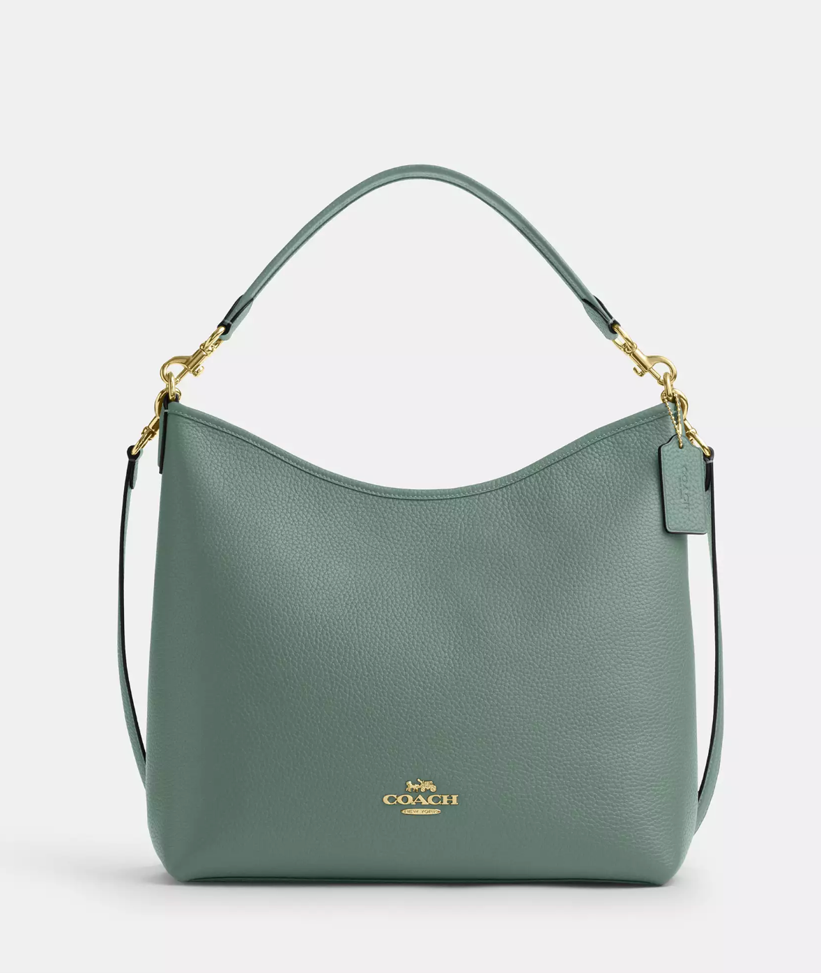 Coach Laurel Large Shoulder Bag In Gold Sage (Pre-Order)