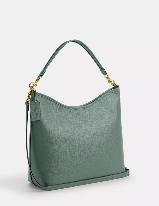 Coach Laurel Large Shoulder Bag In Gold Sage (Pre-Order)