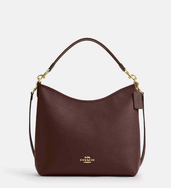 Coach Laurel Large Shoulder Bag In Gold Maple (Pre-Order)