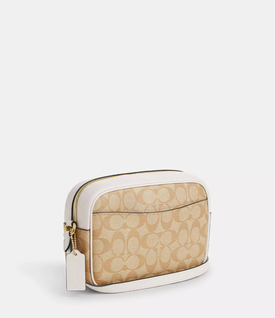 Coach Jamie Camera Bag In Signature Light Khaki Chalk (Pre-Order)