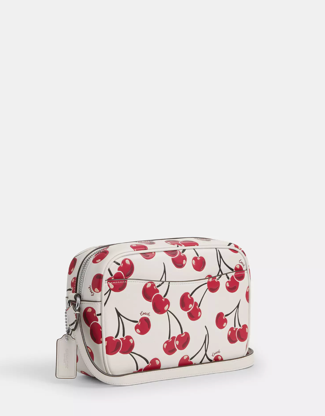 Coach Jamie Camera Bag In Signature Canvas With Cherry Print Chalk multi (Pre-Order)