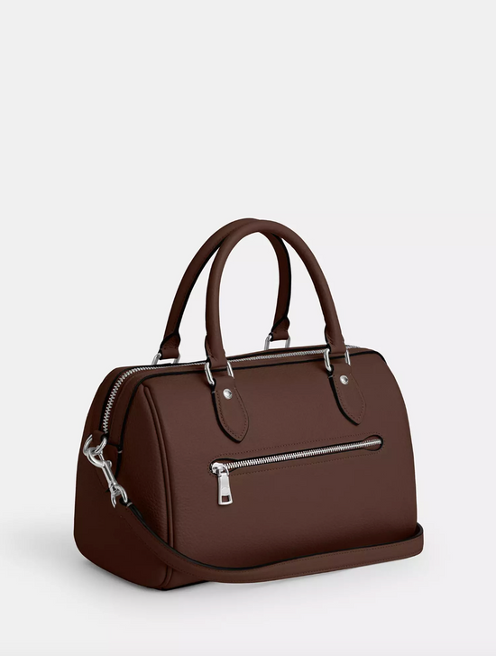 Coach Rowan Satchel In Silver Maple (Pre-Order)