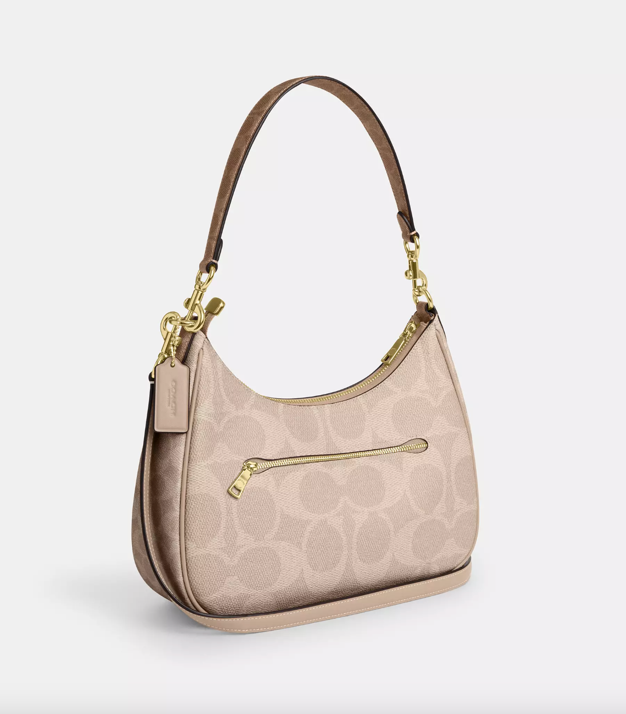 Coach Teri Hobo In Signature Sand Tan (Pre-Order)