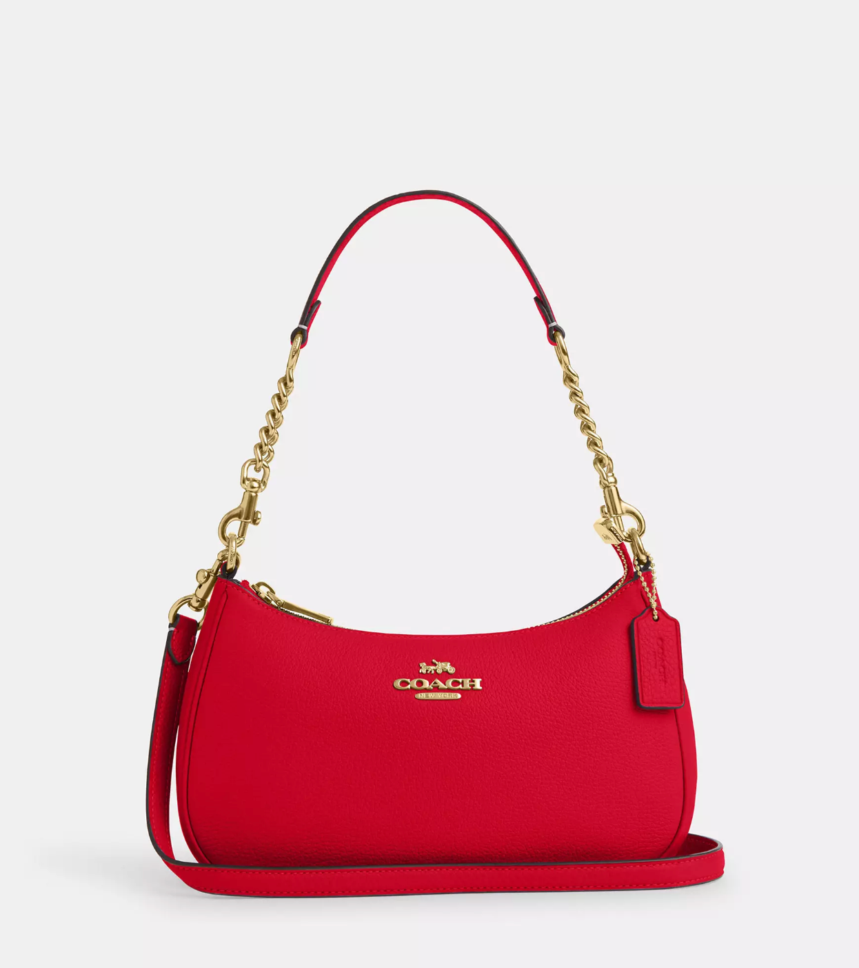 Coach Teri Shoulder Bag In Bold Red (Pre-Order)