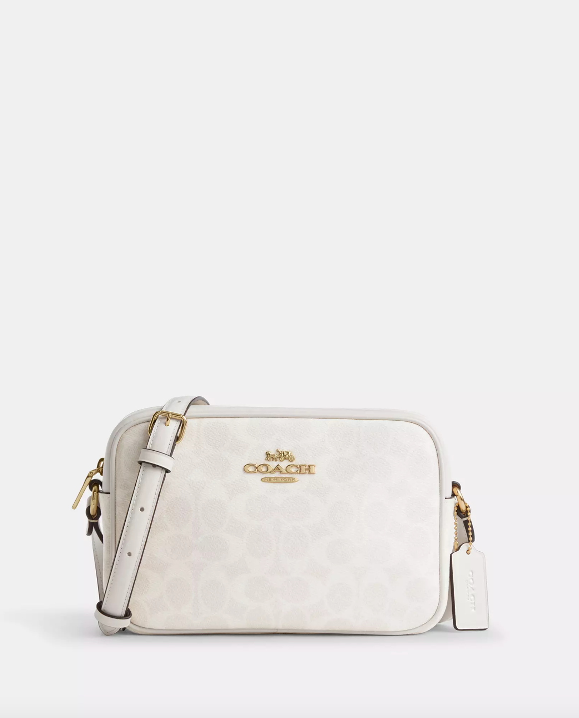 Coach Jamie Camera Bag In Signature White Chalk (Pre-Order)