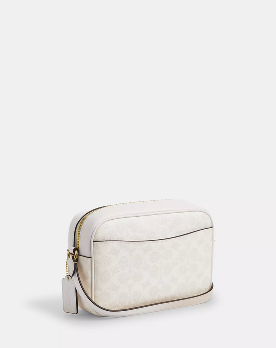 Coach Jamie Camera Bag In Signature White Chalk (Pre-Order)