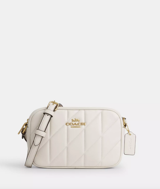 Coach Mini Jamie Camera Bag With Quilting In Gold Chalk (Pre-Order)