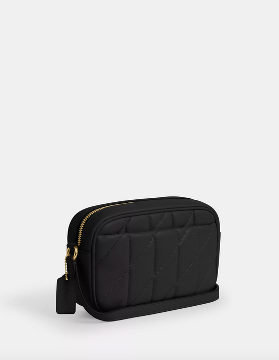 Coach Mini Jamie Camera Bag With Quilting In Gold Black (Pre-Order)