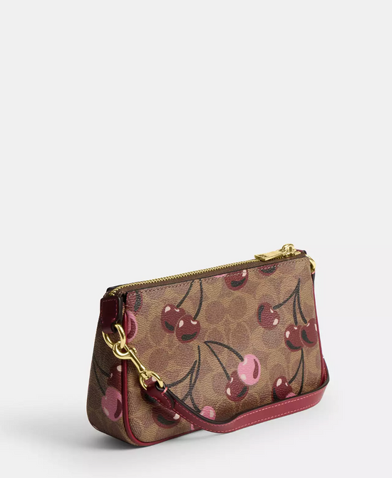 Coach Nolita 19 In Signature Canvas With Cherry Print Tan Multi (Pre-Order)