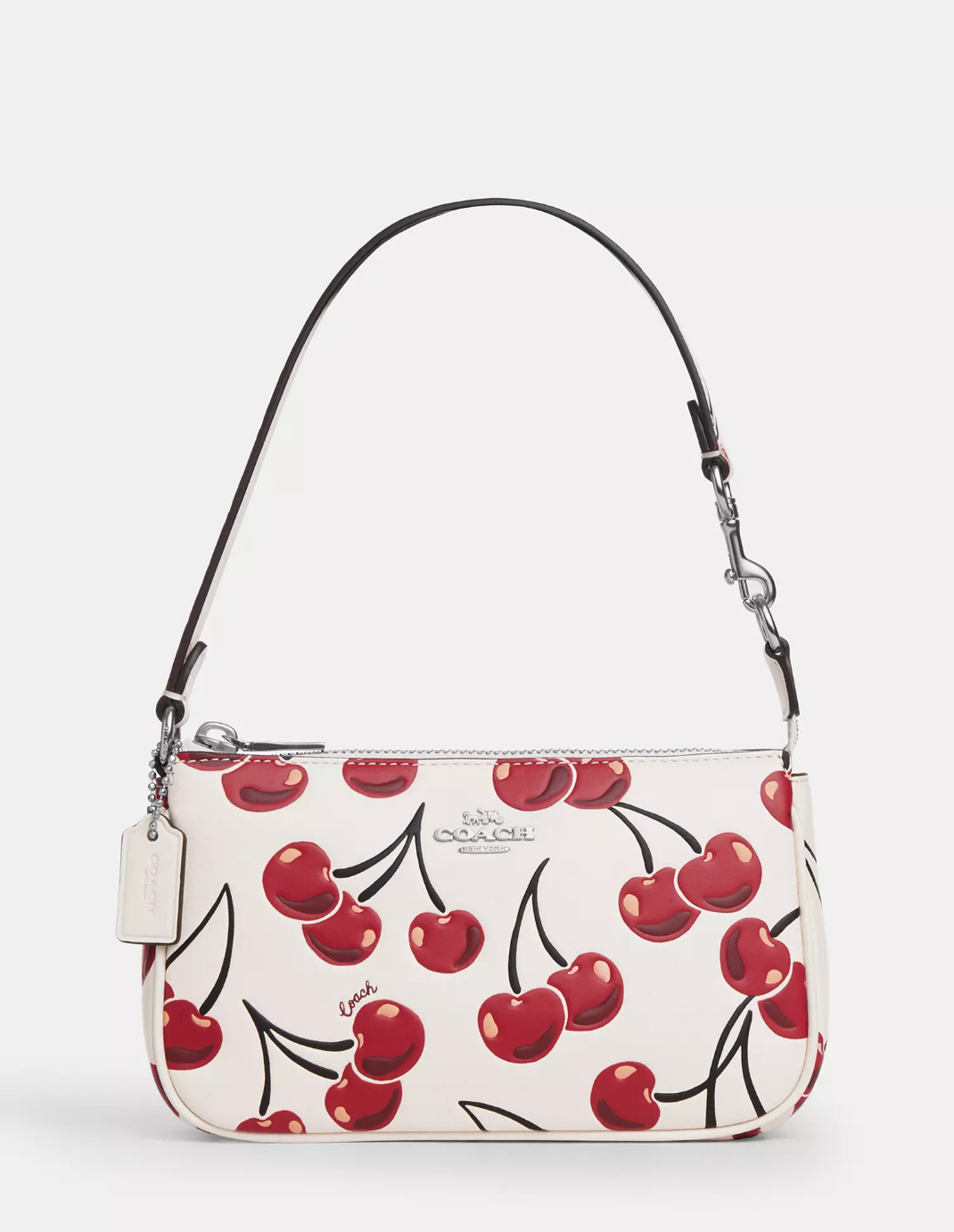 Coach Nolita 19 In Signature Canvas With Cherry Print Chalk Multi (Pre-Order)