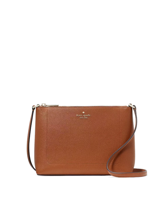 Kate Spade Leila Medium Crossbody In Warm Gingerbread (Pre-Order)