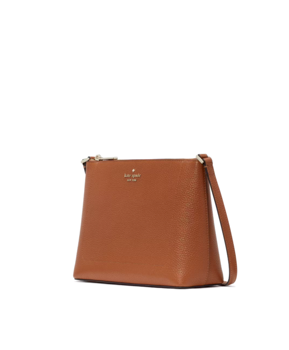 Kate Spade Leila Medium Crossbody In Warm Gingerbread (Pre-Order)