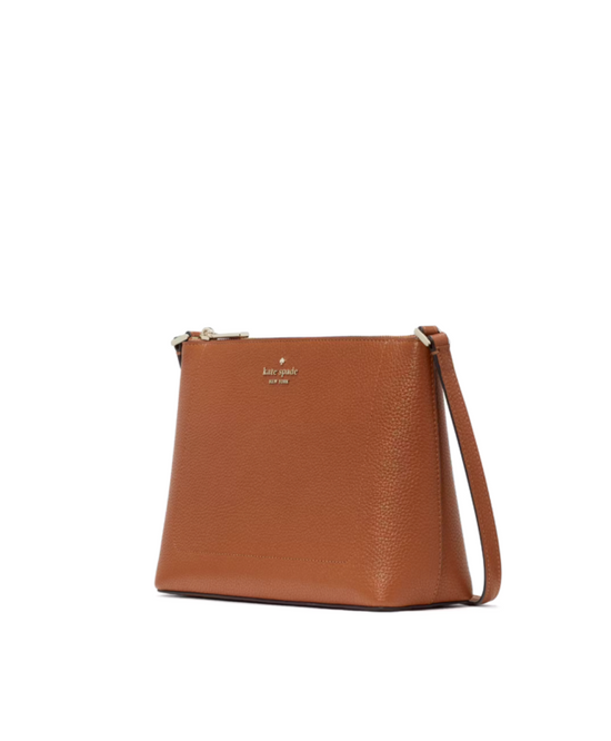 Kate Spade Leila Medium Crossbody In Warm Gingerbread (Pre-Order)