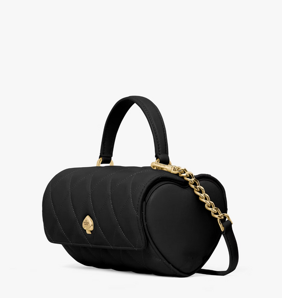 Kate Spade Heart to Heart 3D Barrel Crossbody In Black (Pre-Order)