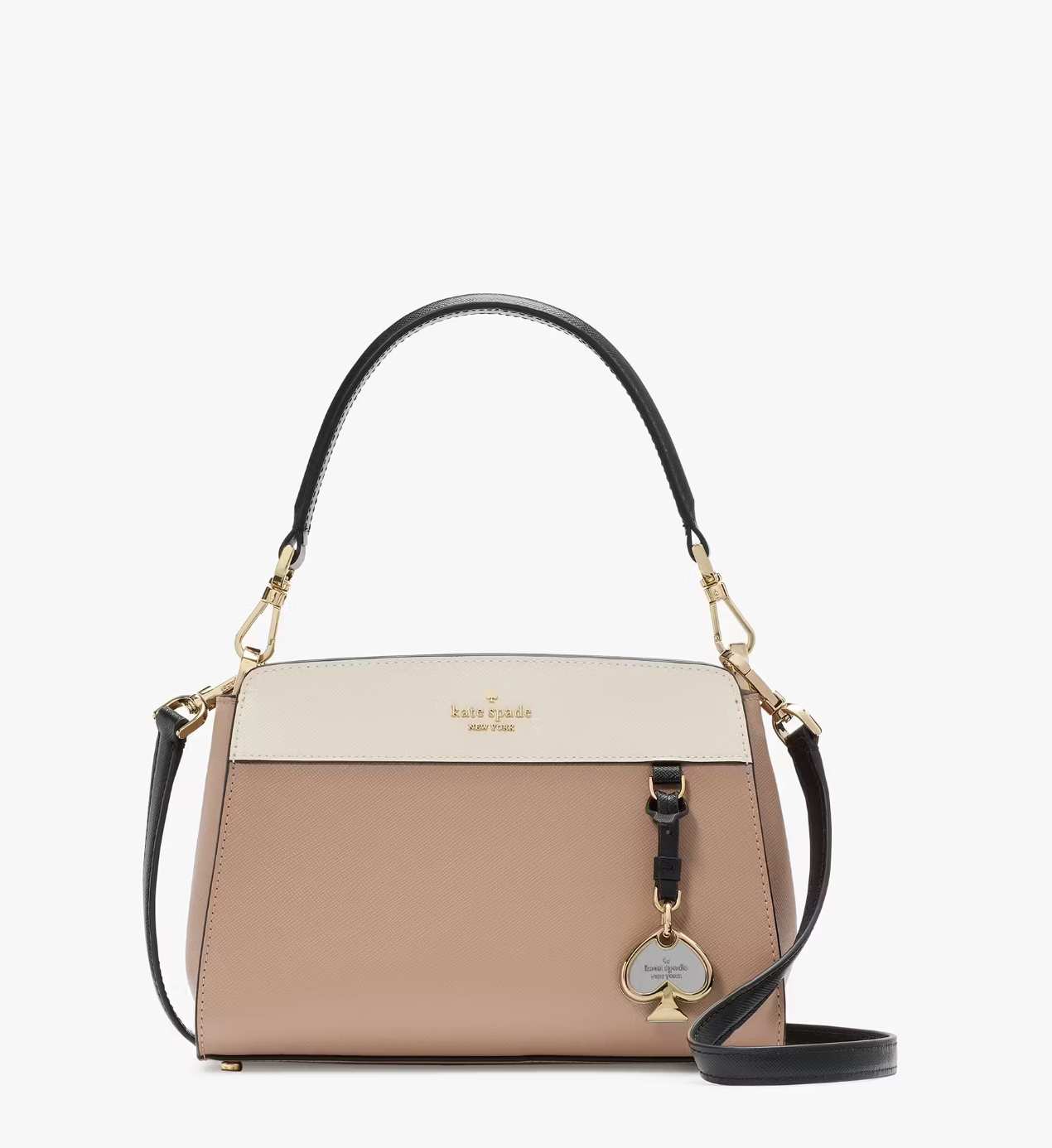 Kate Spade Madison Small Top Handle Satchel In Toasted Hazelnut Multi (Pre-Order)