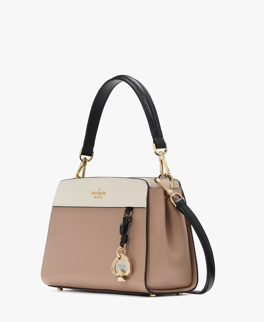 Kate Spade Madison Small Top Handle Satchel In Toasted Hazelnut Multi (Pre-Order)