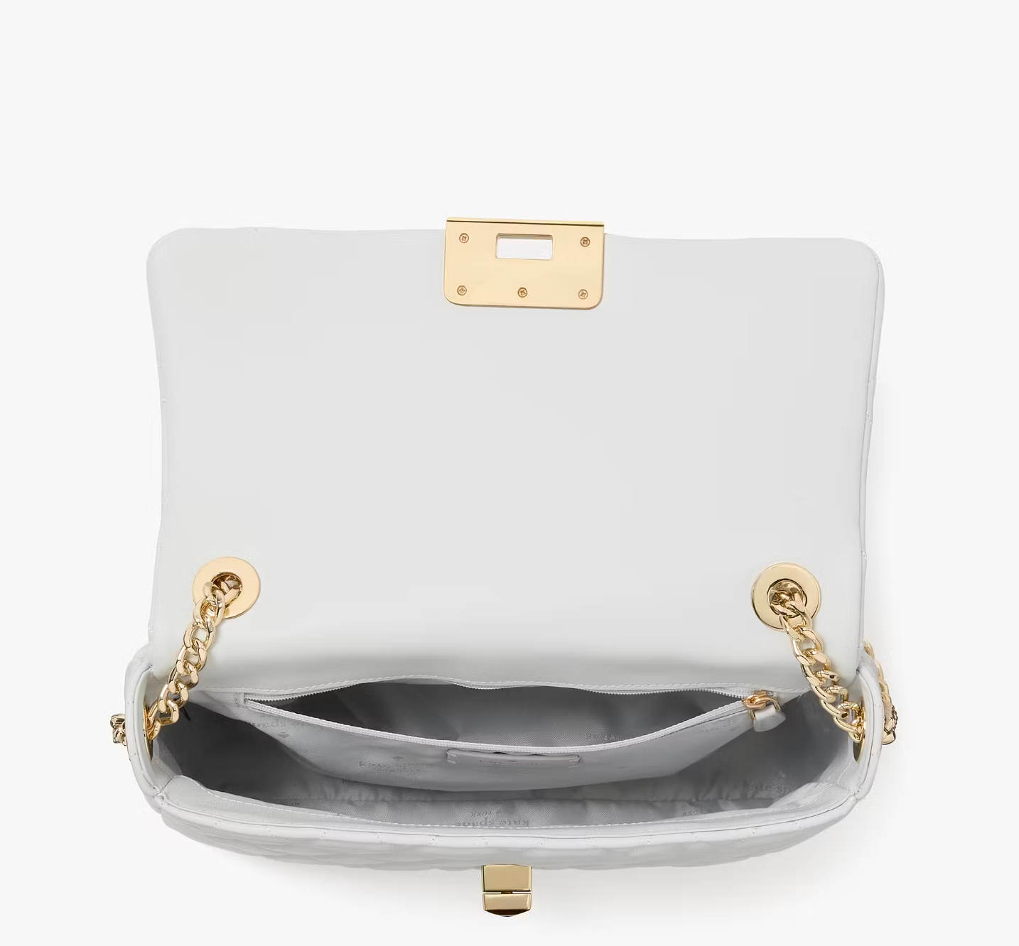 Kate Spade Carey Medium Flap Shoulder Bag In Stone Path (Pre-Order)