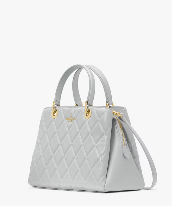 Kate Spade Carey Quilted Sullivan Satchel In Stone Path (Pre-Order)