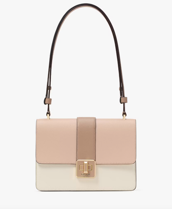 Kate Spade Phoebe Turnlock Shoulder Bag In Toasted Hazelnut Multi (Pre-order)