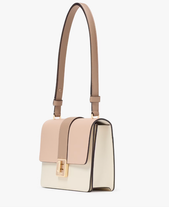 Kate Spade Phoebe Turnlock Shoulder Bag In Toasted Hazelnut Multi (Pre-order)