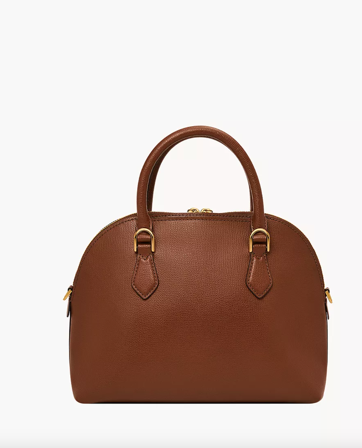 Fossil Bri Dome Satchel In Medium Brown (Pre-Order)