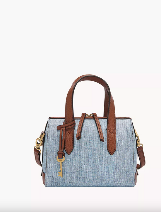 Fossil Sydney Mini Satchel In Denim (Pre-Order)